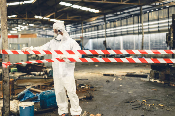 Professional Unattended Death Cleanup technician working in Brookston, IN